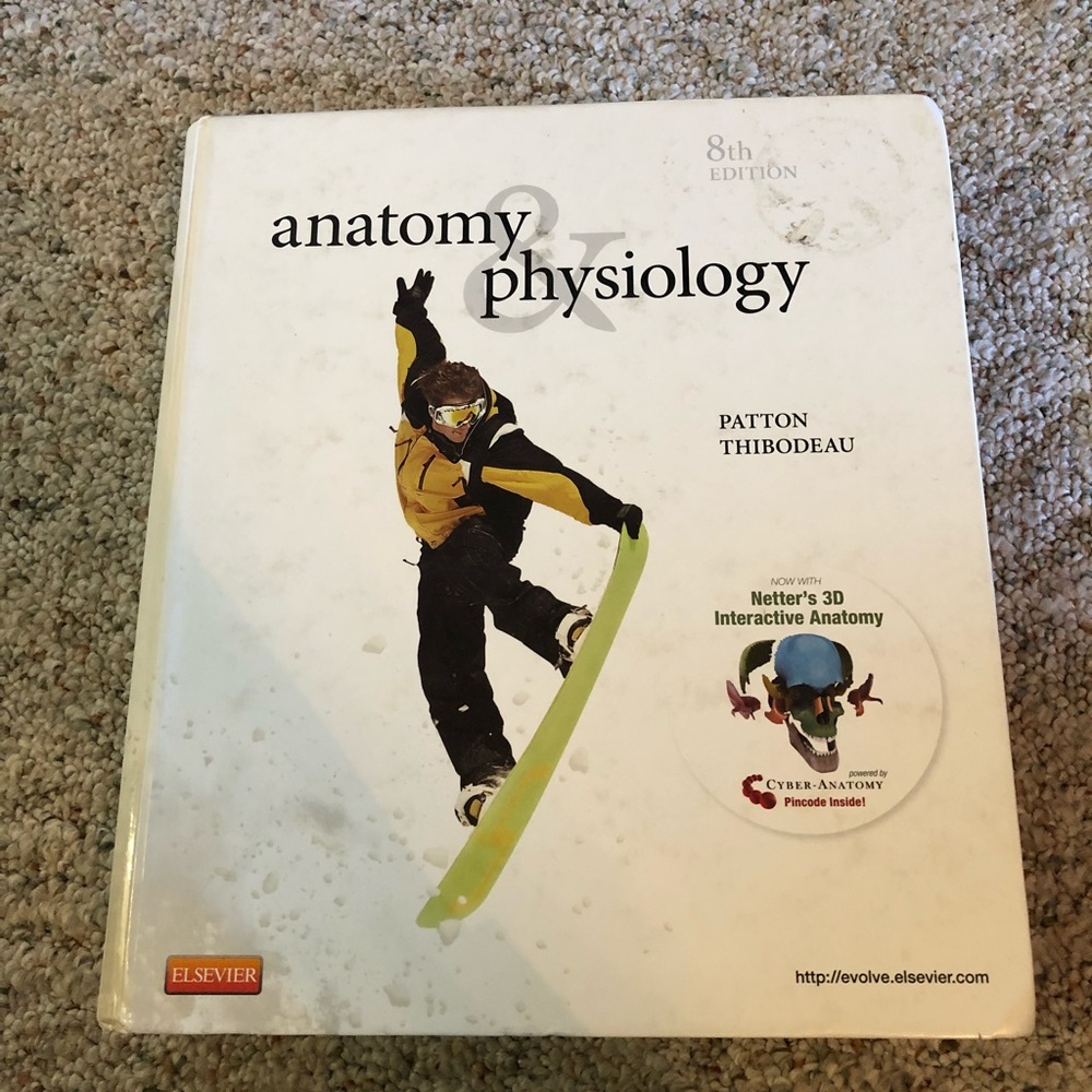 Elsevier 8th Ed. Anatomy and Physiology Textbook